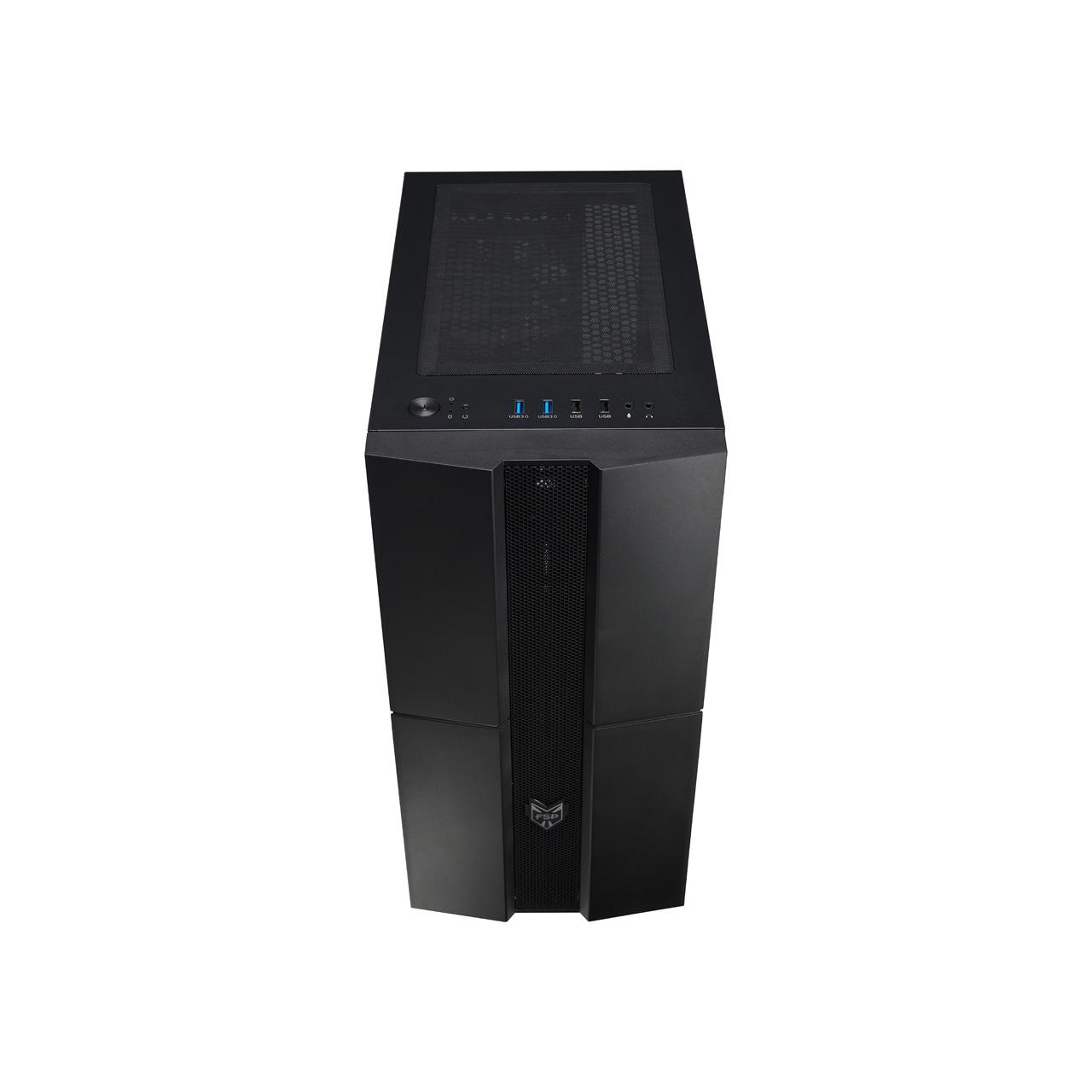 Кутия FSP CMT271 TG Mid-tower Black - POC0000087