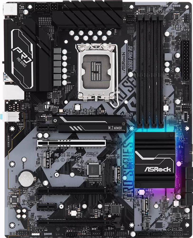 Дънна платка ASRock Z690 Pro RS DDR4 LGA1700