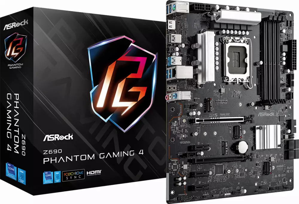 Дънна платка ASRock Z690 Phantom Gaming 4 DDR4 LGA1700