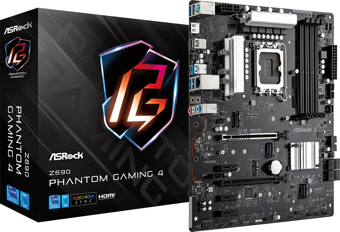 Дънна платка ASRock Z690 Phantom Gaming 4 DDR4 LGA1700
