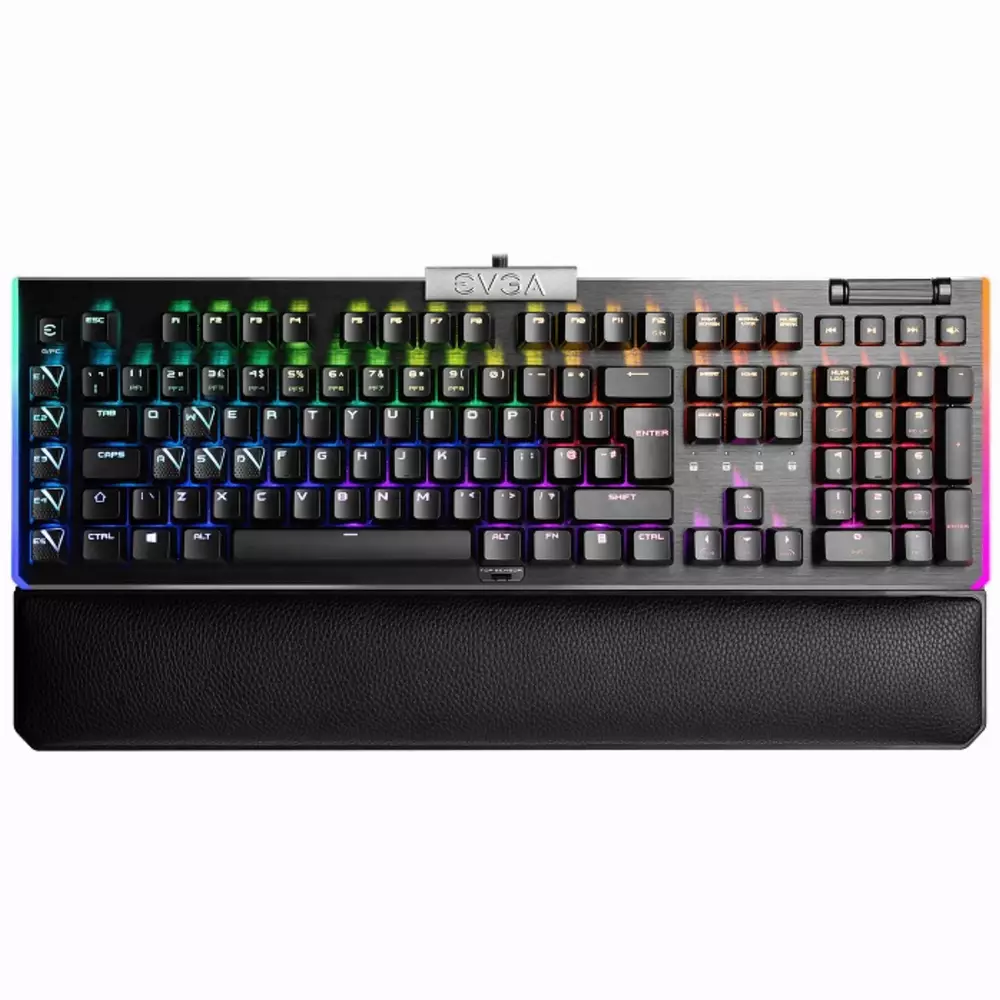 Геймърска клавиатура EVGA Z20 RGB Optical Mechanical Switches Linear Gaming Keyboard - 811-W1-20UK-K2