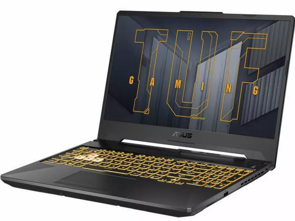 Лаптоп ASUS TUF F15 FX506HCB-HN143, 15.6" FHD(1920x1080) IPS AG 144 Hz, Intel i7-11800H 2.30 GHz (24 MB Cache, Up to 4.60 GHz, 8 Cores), 16GB DDR4 3200(2x 8GB), 512GB NVMe SSD, NVIDIA GeForce RTX 3050, Wi-Fi 6, RGB Kbd, no OS