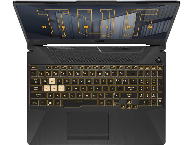 Λάπτοπ ASUS TUF F15 FX506HCB-HN143, 15.6" FHD(1920x1080) IPS AG 144 Hz, Intel i7-11800H 2.30 GHz (24 MB Cache, Up to 4.60 GHz, 8 Cores), 16GB DDR4 3200(2x 8GB), 512GB NVMe SSD, NVIDIA GeForce RTX 3050, Wi-Fi 6, RGB Kbd, no OS
