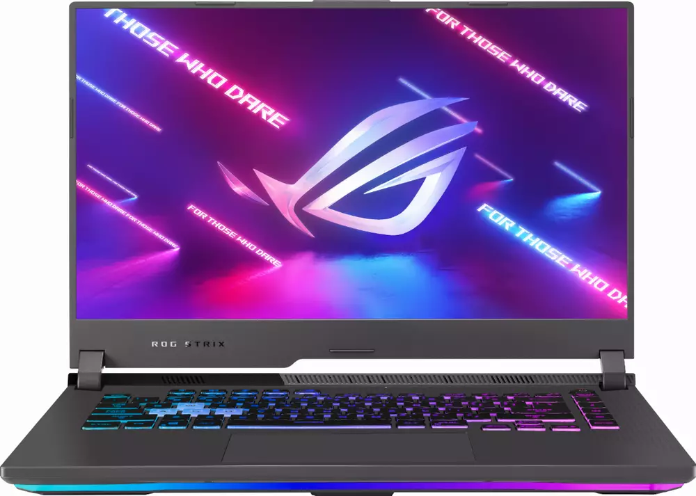 Лаптоп ASUS ROG Strix G15 G513QR-HF012, 15.6" FHD(1920x1080) IPS AG 300Hz, AMD Ryzen 9 5900HX 3.3GHz (16MB Cache, Up to 4.6GHz), 16GB DDR4 3200MHz, 1TB NVMe SSD, NVIDIA GeForce RTX 3070 8GB GDDR6, Illum. Kbd, no OS