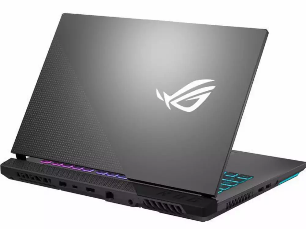 Лаптоп ASUS ROG Strix G15 G513QR-HF012, 15.6" FHD(1920x1080) IPS AG 300Hz, AMD Ryzen 9 5900HX 3.3GHz (16MB Cache, Up to 4.6GHz), 16GB DDR4 3200MHz, 1TB NVMe SSD, NVIDIA GeForce RTX 3070 8GB GDDR6, Illum. Kbd, no OS