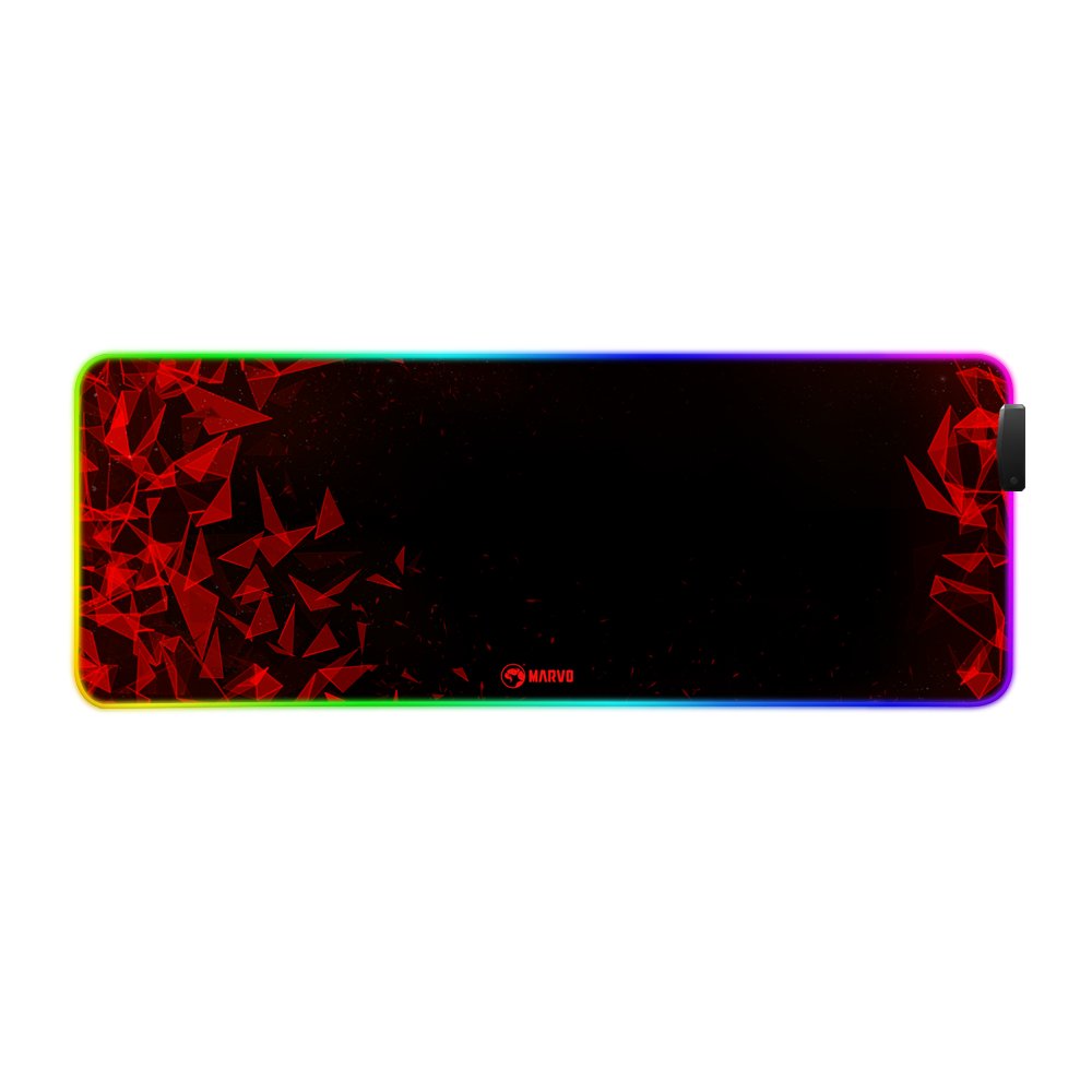Marvo φωτεινός mouse pad Gaming Mousepad MG011- Μέγεθος XL, RGB, USB hub