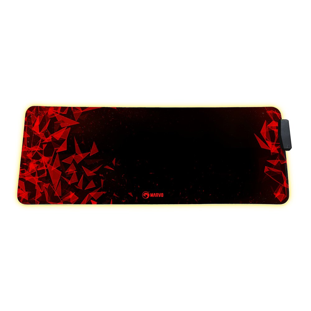 Marvo φωτεινός mouse pad Gaming Mousepad MG011- Μέγεθος XL, RGB, USB hub