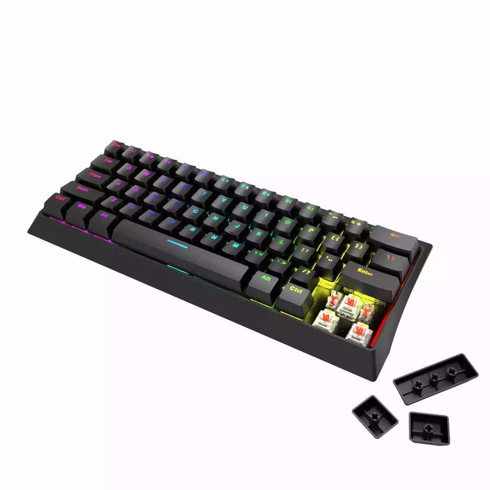 Геймърска клавиатура Marvo KG962 61 keys - RED switches - MARVO-KG962-RD 