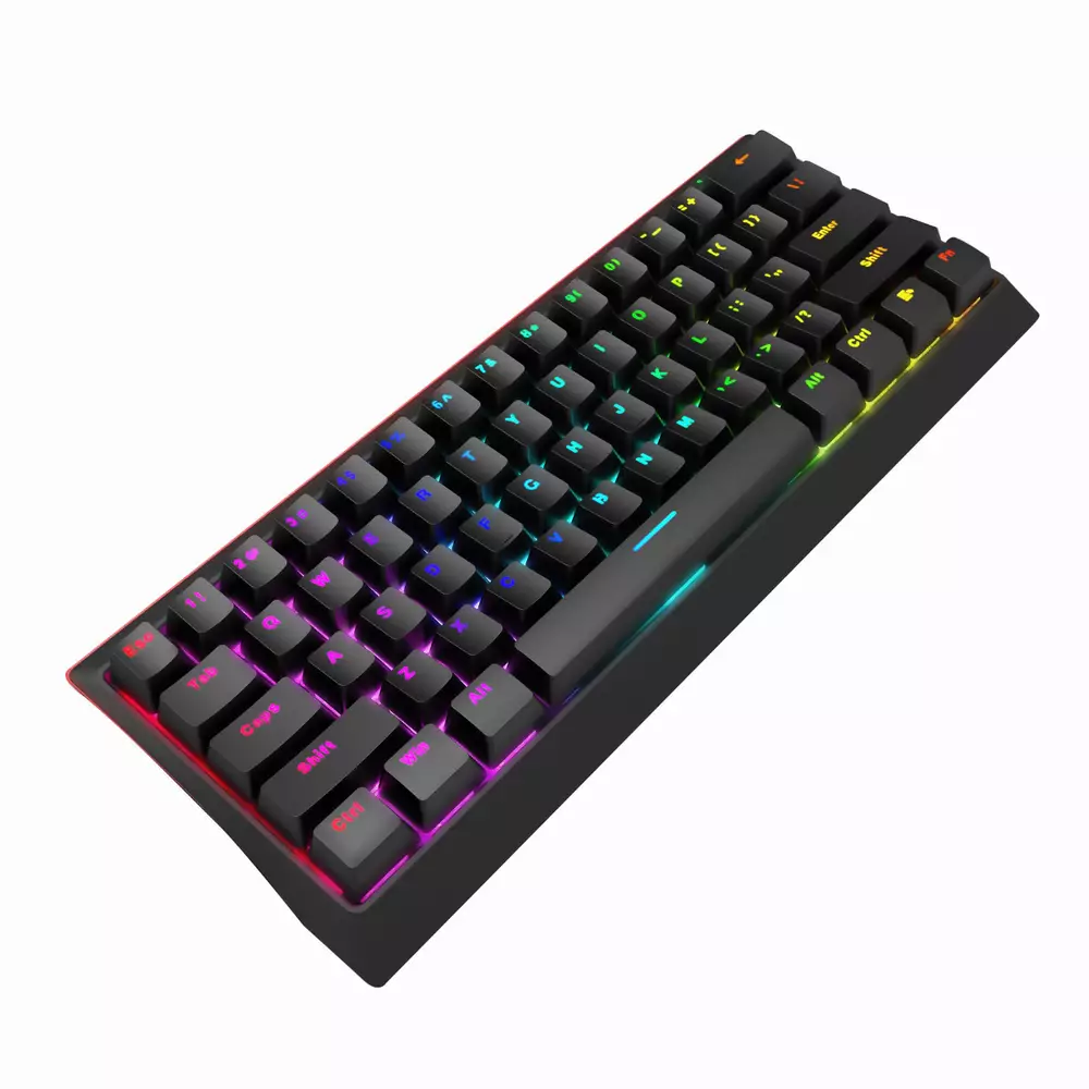 Геймърска клавиатура Marvo KG962 61 keys - RED switches - MARVO-KG962-RD 