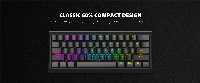 Геймърска клавиатура Marvo KG962 61 keys - RED switches - MARVO-KG962-RD 