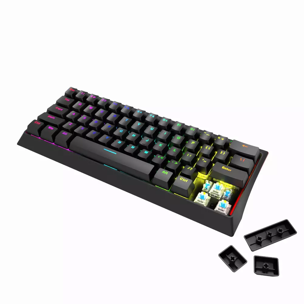 Геймърска клавиатура Marvo KG962 61 keys - BLUE switches - MARVO-KG962-BL 