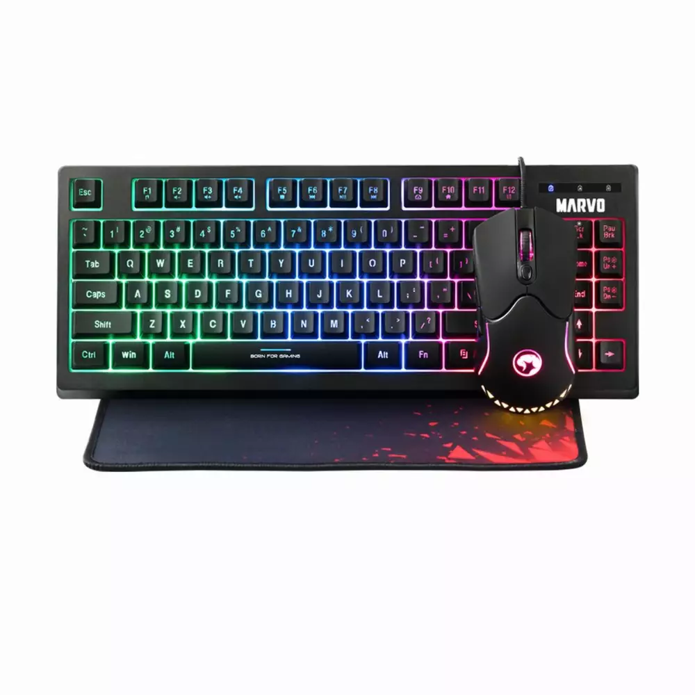 Геймърски комплект Marvo CM310 3-in-1 Keyboard, Mouse, Mousepad - MARVO-CM310