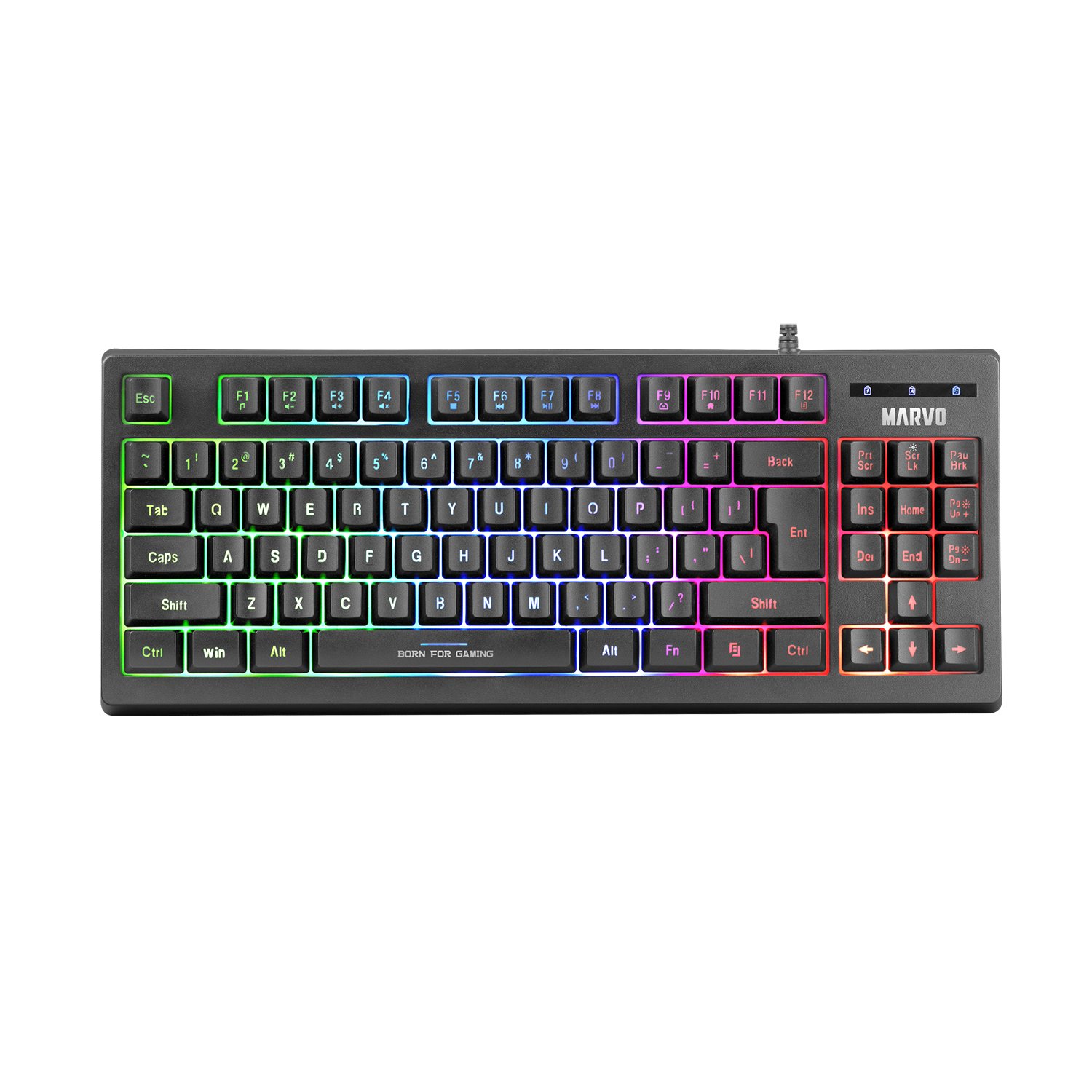 Геймърска клавиатура Marvo K607 TKL 87 keys - MARVO-K607