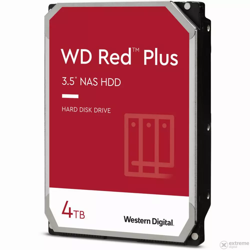 Хард диск WD RED 4TB 3.5" 5400rpm 128MB SATA 3 6Gb/s - WD40EFZX