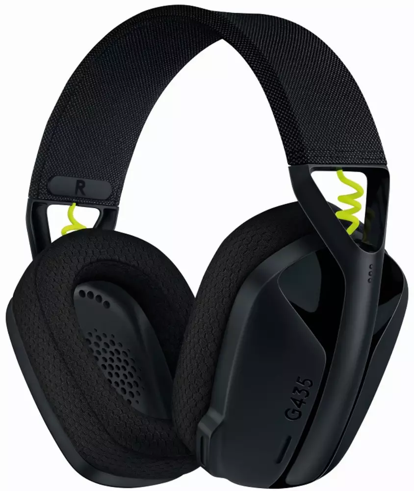 Безжични геймърски слушалки Logitech G435 Lightspeed Wireless Gaming Headset Black - 981-001050