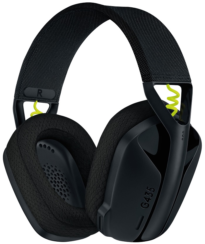 Безжични геймърски слушалки Logitech G435 Lightspeed Wireless Gaming Headset Black - 981-001050