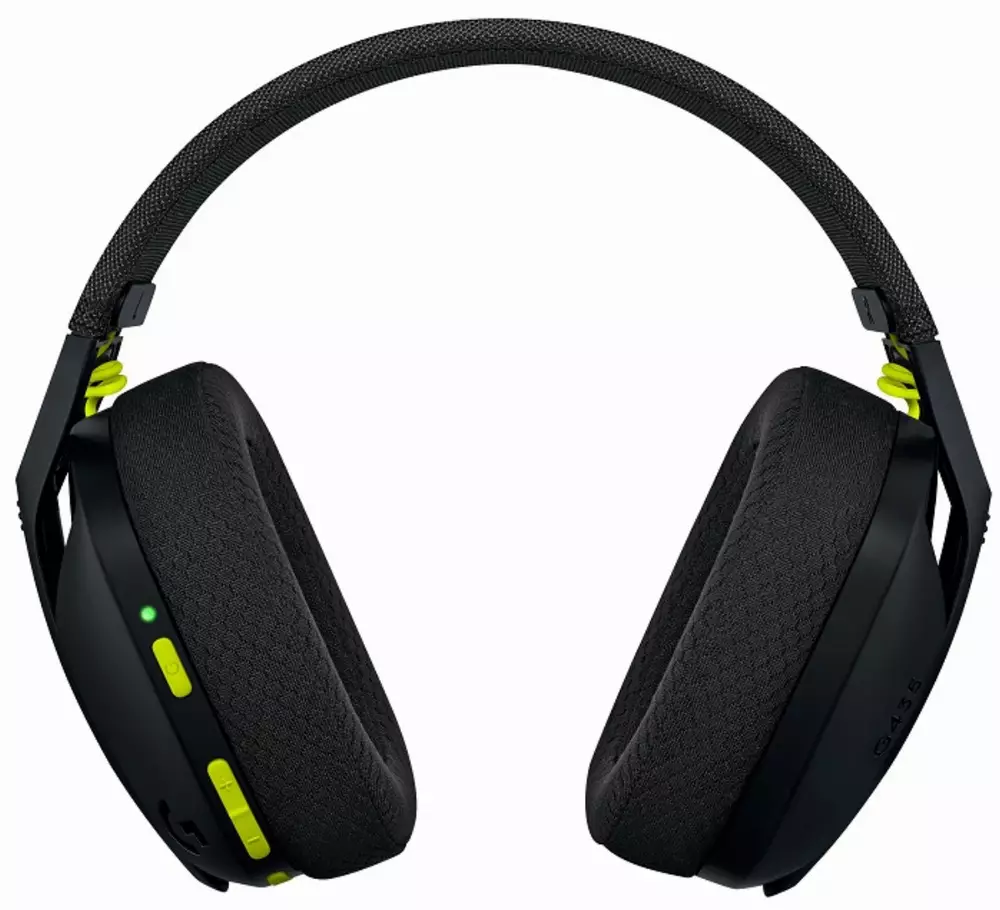 Безжични геймърски слушалки Logitech G435 Lightspeed Wireless Gaming Headset Black - 981-001050