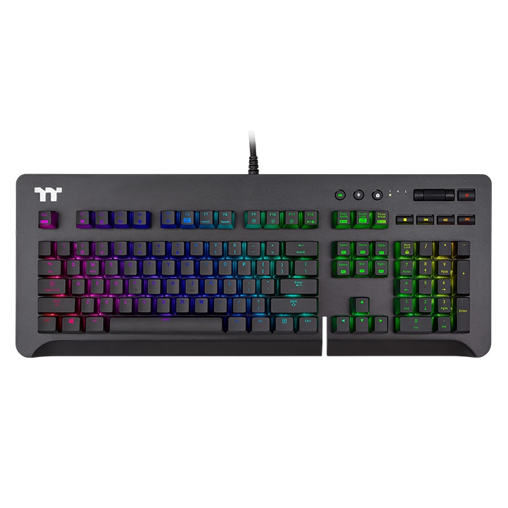 Gaming μηχανικό πληκτρολόγιο TteSports Level 20 GT RGB Cherry MX Blue, US Layout
