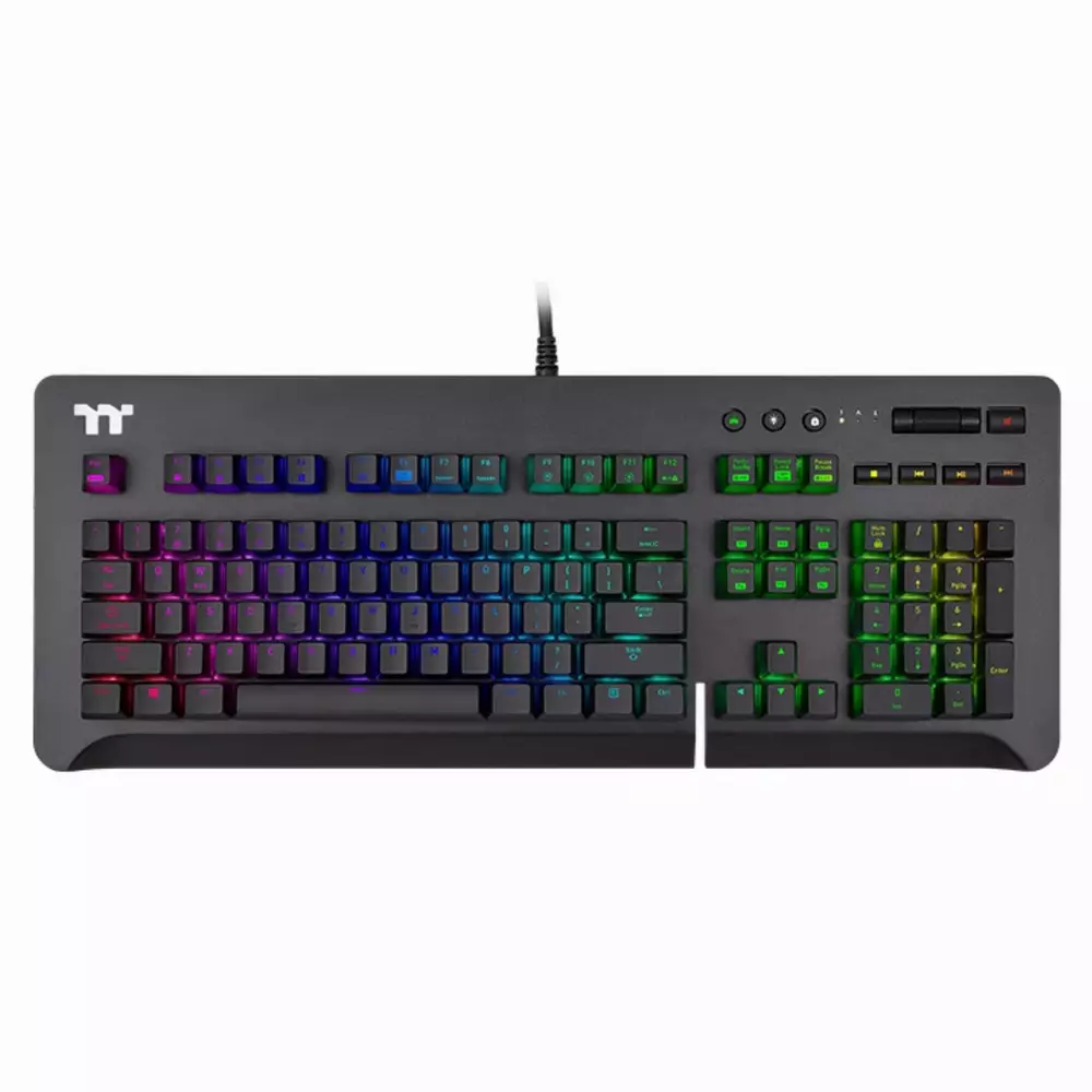 Геймърскa механична клавиатура TteSports Level 20 GT RGB Cherry MX Silver, US Layout