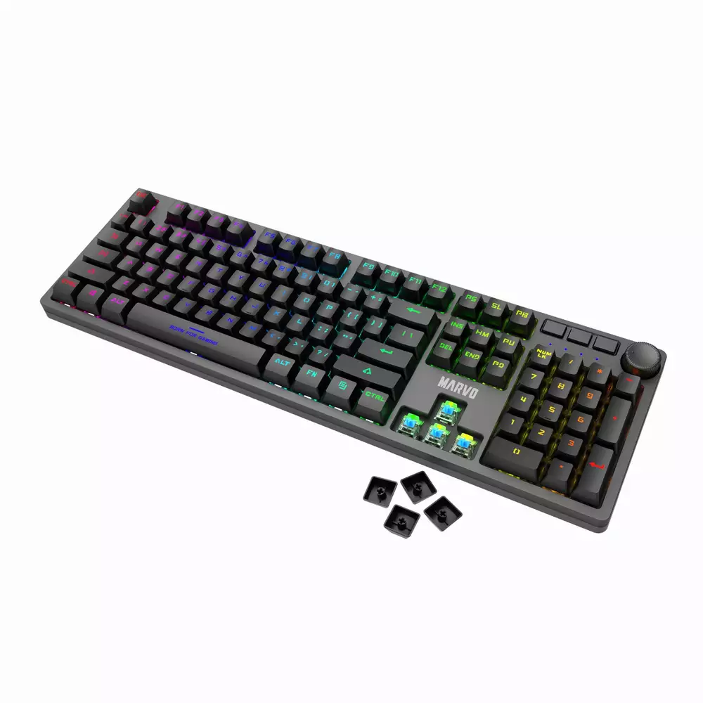 Геймърска механична клавиатура Marvo KG954, Blue switches - MARVO-KG954