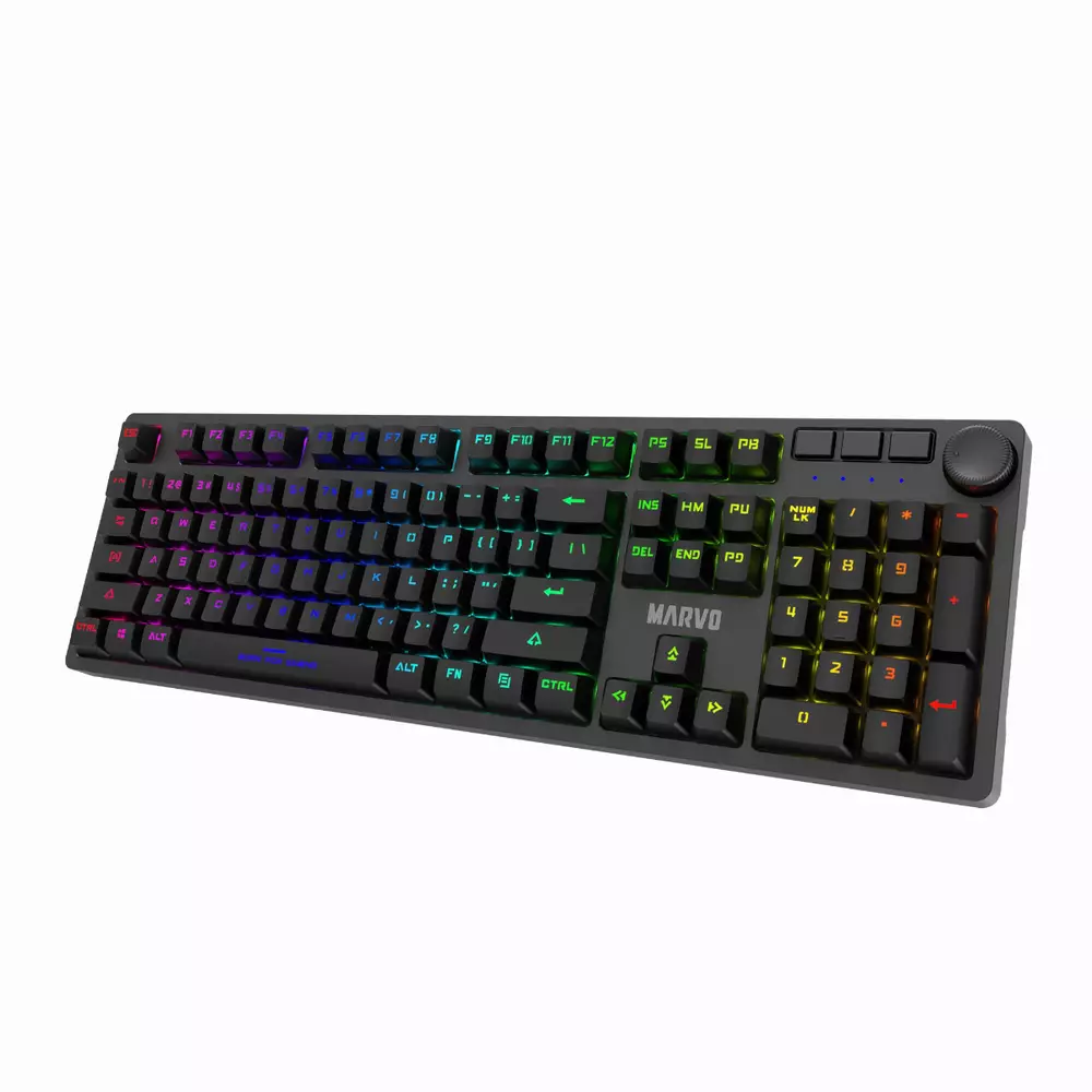Геймърска механична клавиатура Marvo KG954, Blue switches - MARVO-KG954
