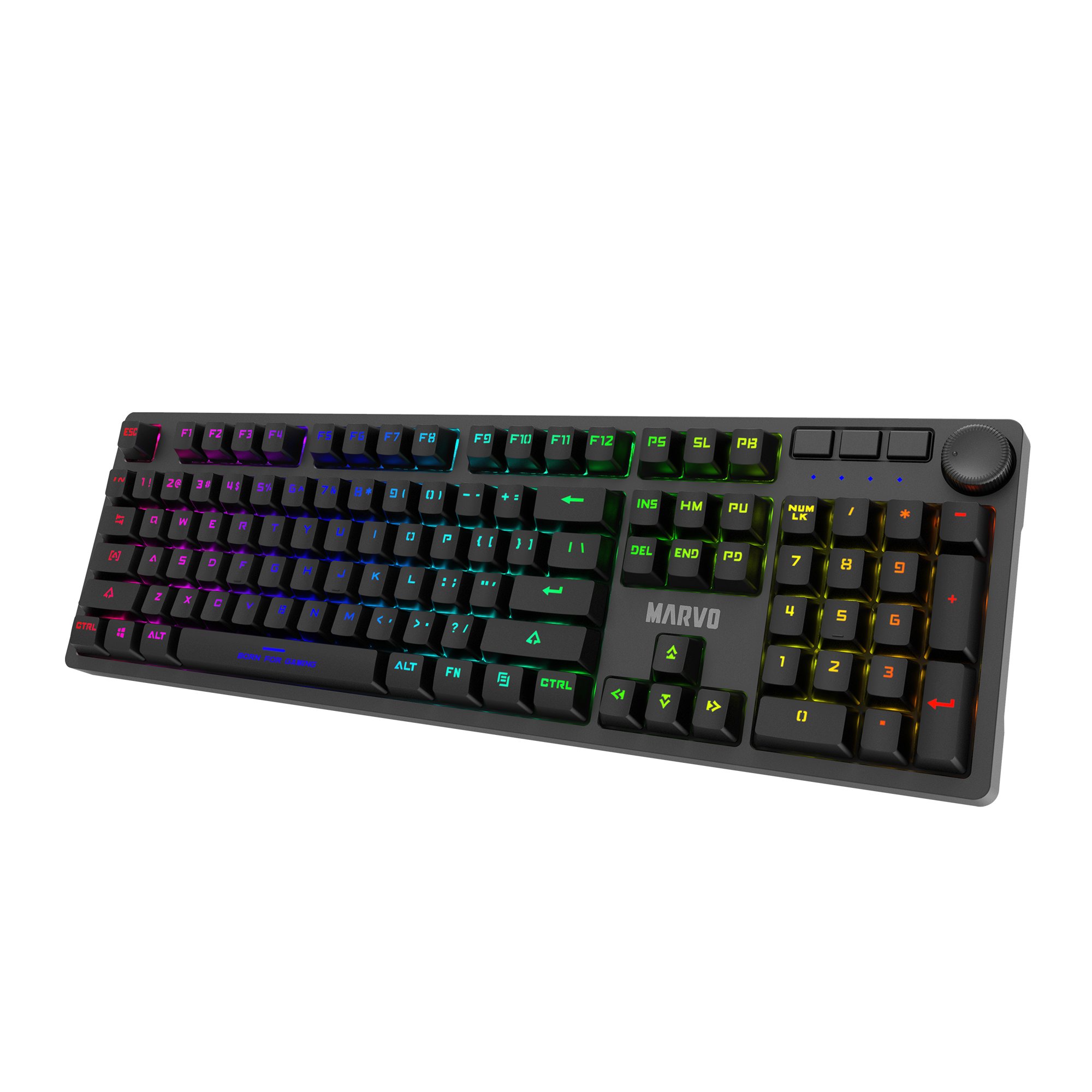 Геймърска механична клавиатура Marvo KG954, Blue switches - MARVO-KG954