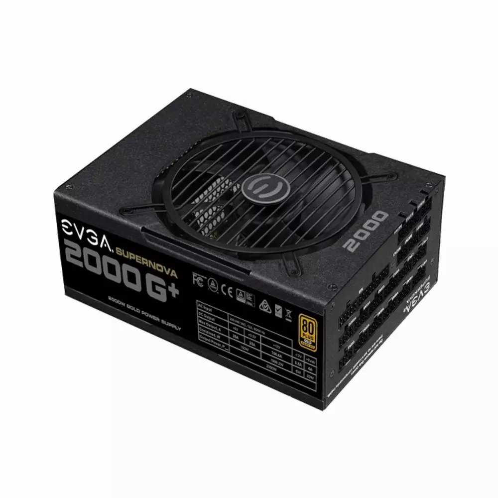 Захранване EVGA SuperNOVA 2000 G1+ (2000W) 80 Plus Gold - 220-GP-2000-X2