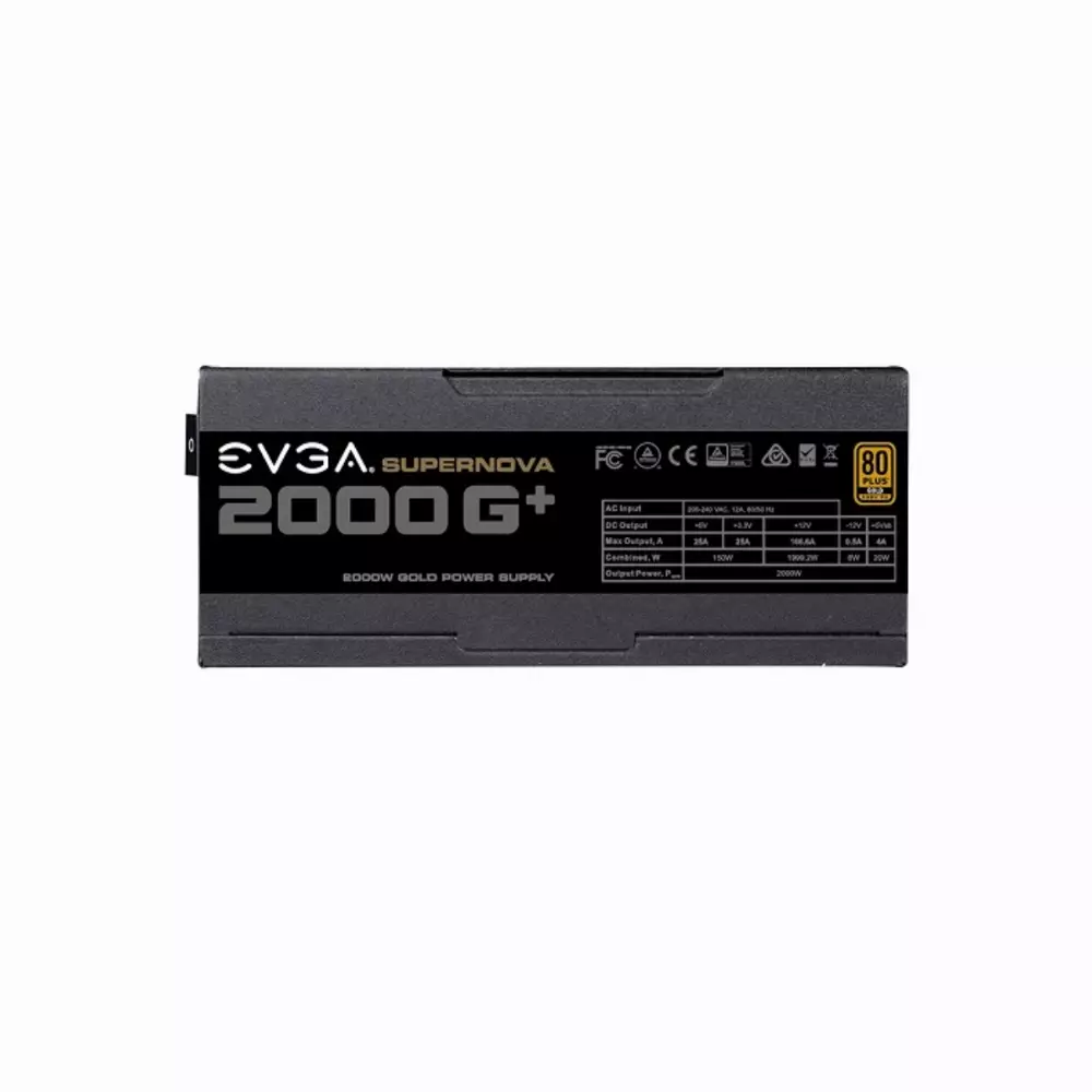 Захранване EVGA SuperNOVA 2000 G1+ (2000W) 80 Plus Gold - 220-GP-2000-X2