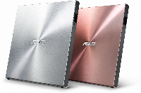 Външно записващо устройство ASUS UltraDrive SDRW-08U5S-U, Ultra Slim, 8X DVD burner, M-DISC support, Windows/Mac OS, Розово