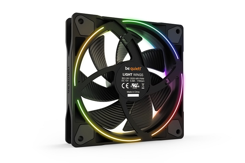 Вентиалтор be quiet! LIGHT WINGS ARGB 120mm PWM Triple-Pack 4-pin 1700RPM - BL076