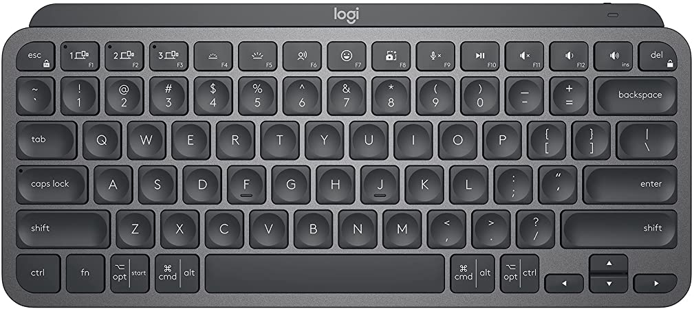 Клавиатура Logitech MX Mini Minimalist Wireless Illuminated Keyboard Graphite US - 920-010498