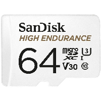 Карта памет SANDISK 64GB Max Endurance microSDHC Card with Adapter - SDSQQVR-064G-GN6IA