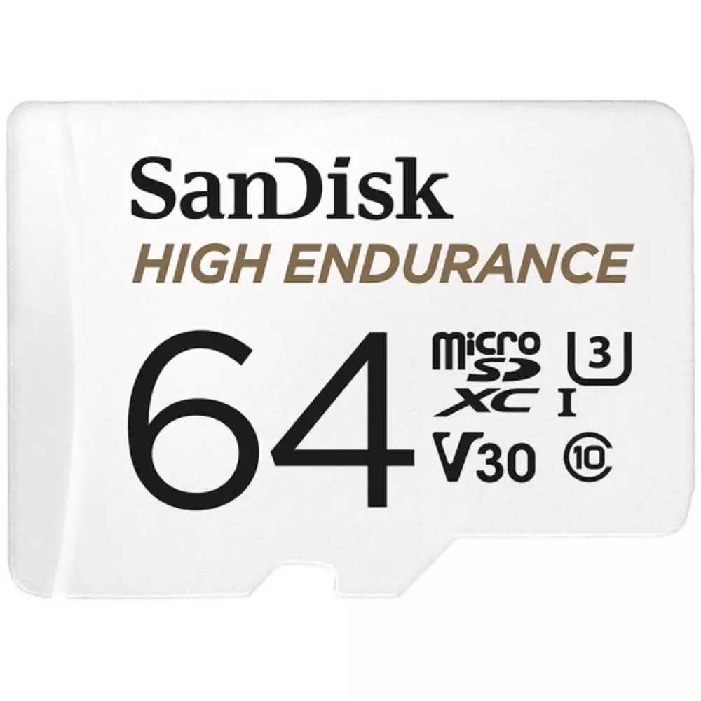 Карта памет SANDISK 64GB Max Endurance microSDHC Card with Adapter - SDSQQVR-064G-GN6IA