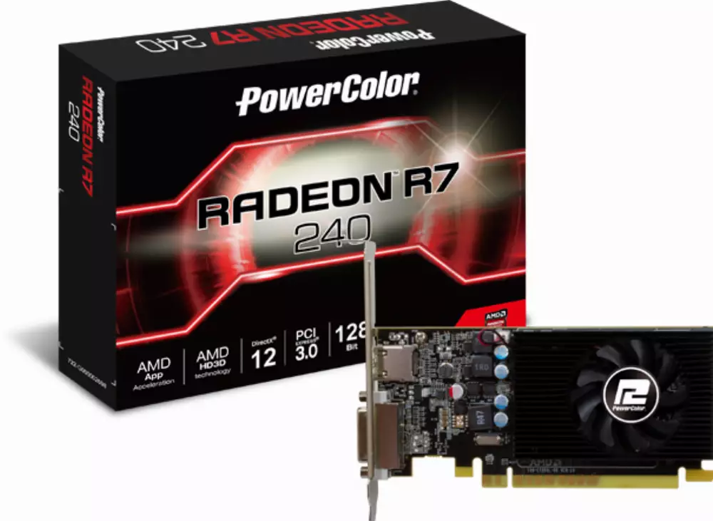 Видео карта PowerColor AMD Radeon R7 240 4GB 128Bit GDDR5
