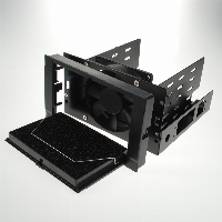 Evercool Охлаждане HDD bay 2x5.25" for 3HDD Fan/Filter HD-AR-B