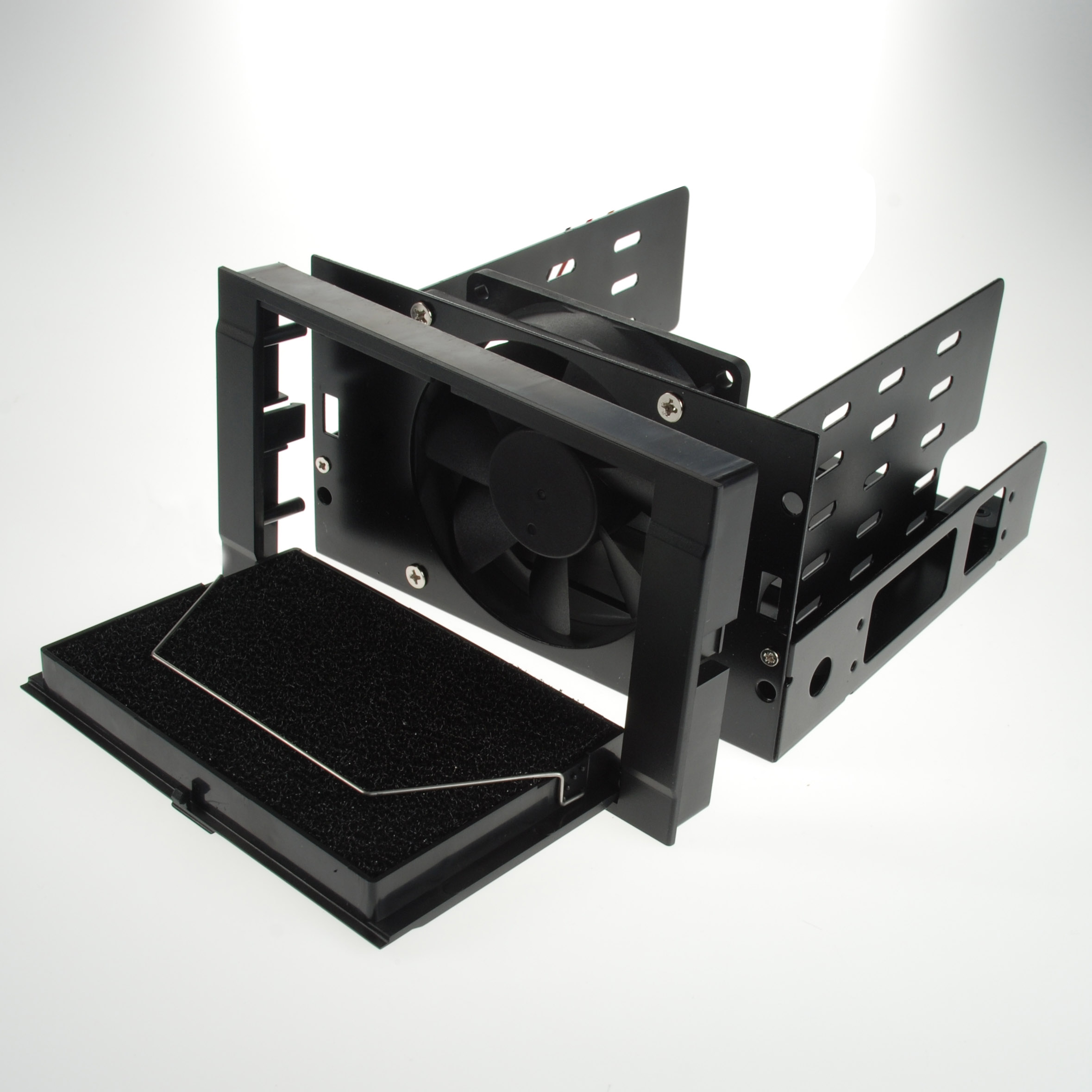 Evercool Охлаждане HDD bay 2x5.25" for 3HDD Fan/Filter HD-AR-B