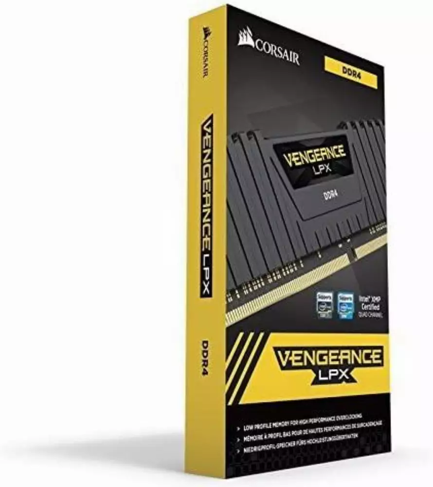 Памет Corsair Vengeance LPX 8GB DDR4 2400MHz CL16 Black - CMK8GX4M1A2400C16