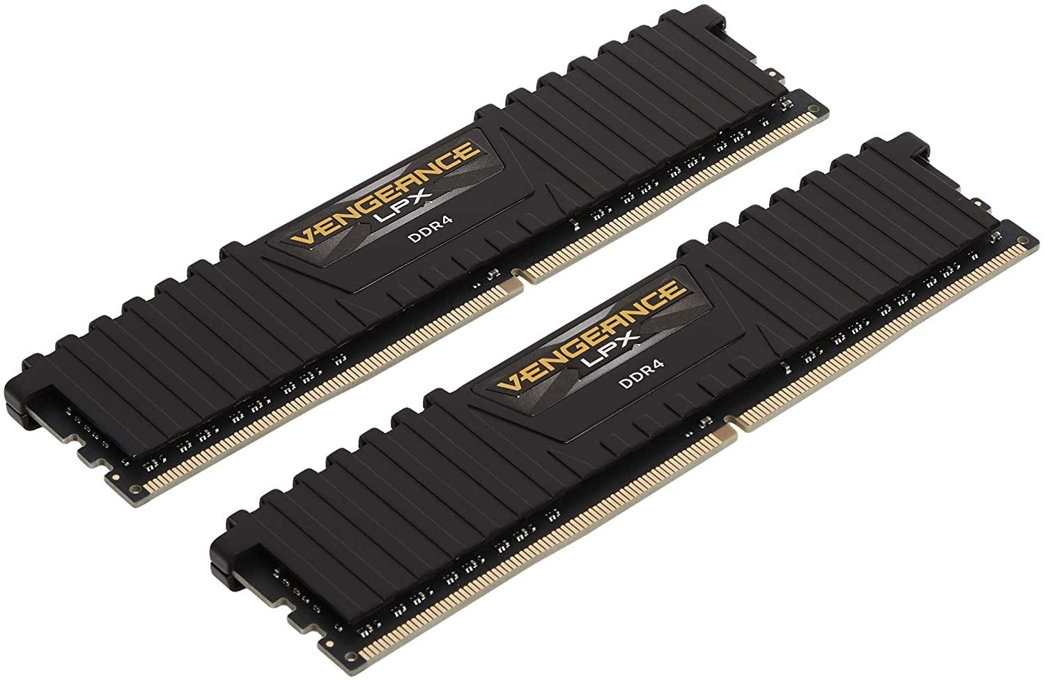 Памет Corsair Vengeance LPX 16GB (2x8GB) DDR4 3200MHz CL16 Black - CMK16GX4M2Z3200C16
