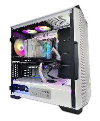 Геймърски компютър White Spartan Powered by ASUS (AMD Ryzen 5 5600X, B550, 16GB DDR4, RTX 3060 12GB, 1TB NVMe SSD, 750W 80+ Gold)
