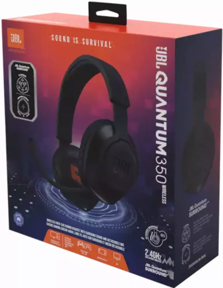 Геймърски Безжични Слушалки JBL Quantum 350