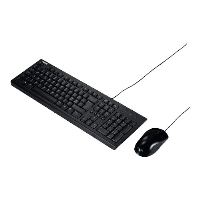Комплект клавиатура + мишка ASUS U2000 Black - 90-XB1000KM00020