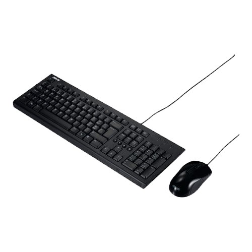 Комплект клавиатура + мишка ASUS U2000 Black - 90-XB1000KM00020