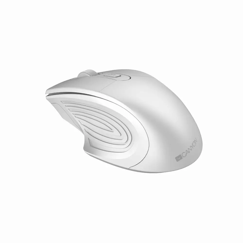 Мишка CANYON MW-15 Optical Wireless White Безжична - CNE-CMSW15PW