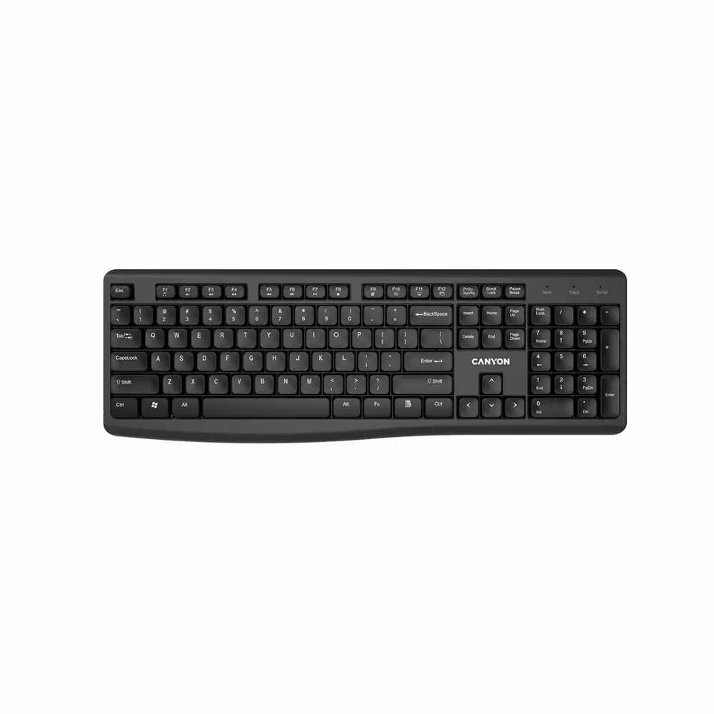 Безжична мултимедийна клавиатура Canyon KB-W50 - CNS-HKBW05-BG