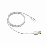 Кабел за зареждане и синхронизация Canyon, 8 pin Lightning мъжко към USB мъжко, 1m - CNE-CFI3PW