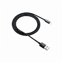 Кабел за зареждане и синхронизация Canyon, 8 pin Lightning мъжко към USB мъжко, 1m - CNE-CFI3B