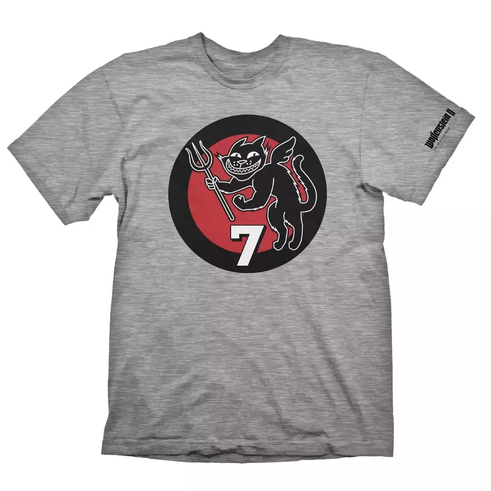 Тениска Wolfenstein Patch T-Shirt Gray, Size S