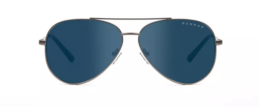 Слънчеви очила GUNNAR Maverick Gunmetal Onyx, Sun, Черен