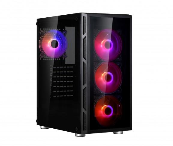Кутия SPIRE VISION 7025 RGB ATX Black 