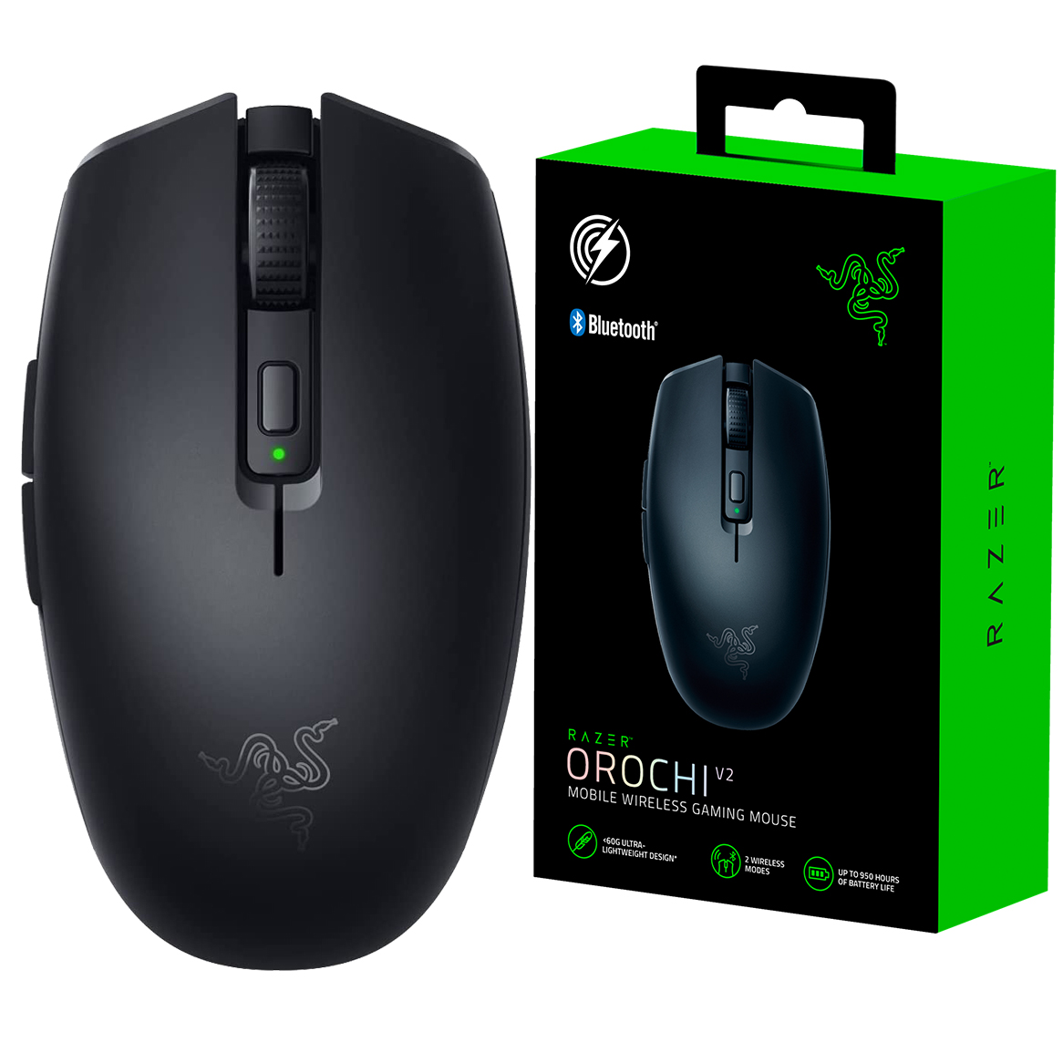 Геймърска мишка RAZER OROCHI V2 Wireless - RZ01-03730100-R3G1